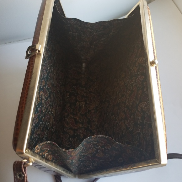 Vintage made in Italy 100% leather crossbody bag - Picture 3 of 8